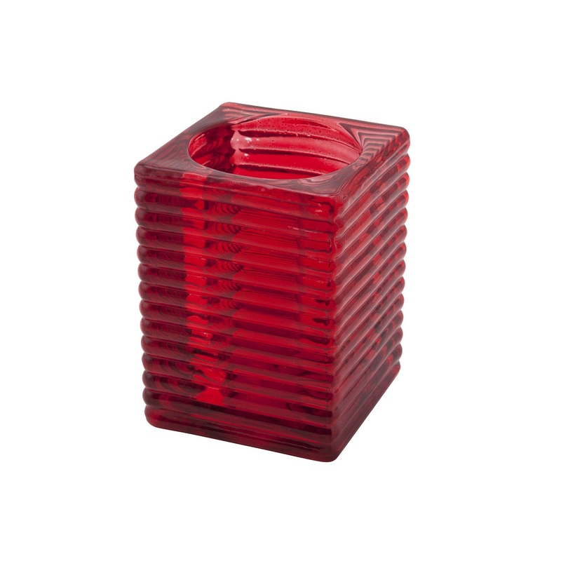 'Highlight' Candle Holder Red (6Pcs)