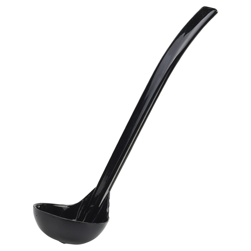 Ladle 9 1/2" 1oz Plain Black