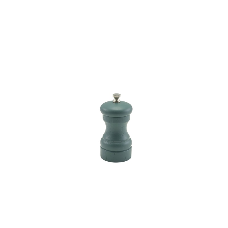 Olive Green Wooden Salt/Pepper Grinder 10cm