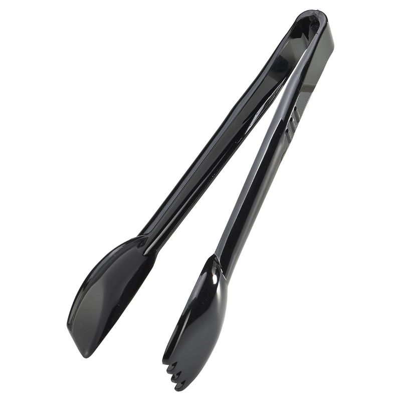 Salad Tongs 9" Black*** 12 pack ***