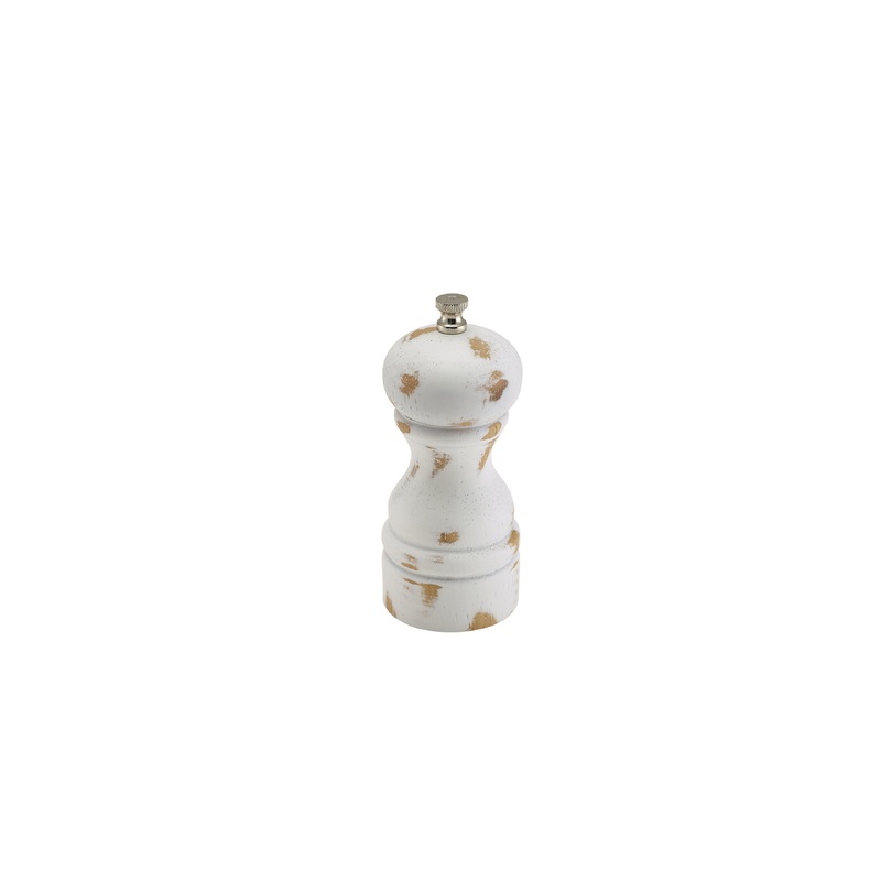 White Wash Salt/Pepper Grinder 13cm