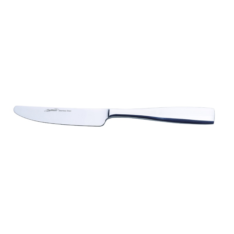 Genware Square Dessert Knife 18/0 (Dozen)
