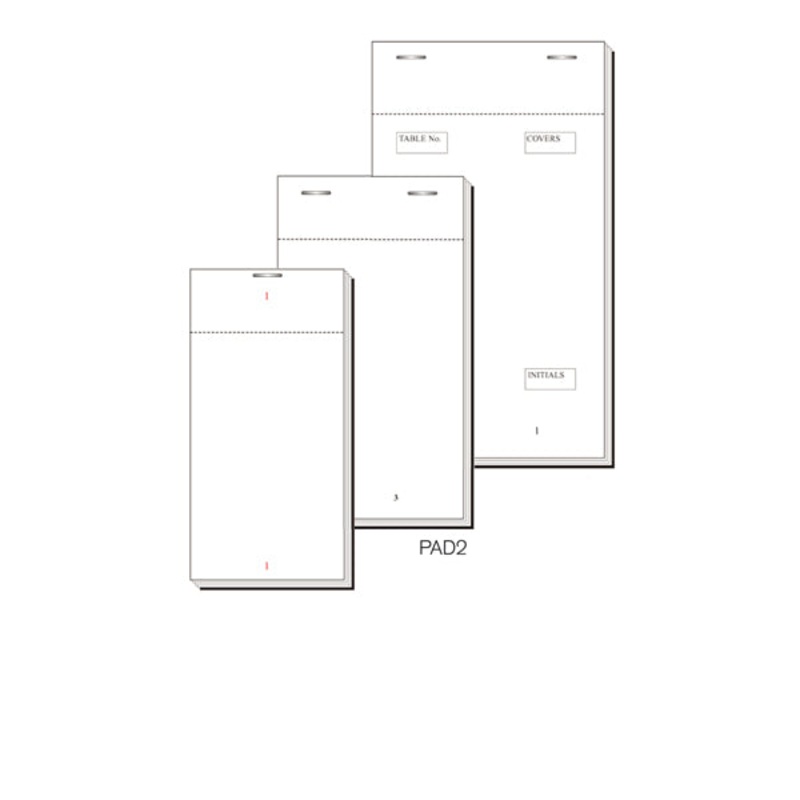 Order Pad 50 Sheet Dup Carbon 140X76mm Box 50