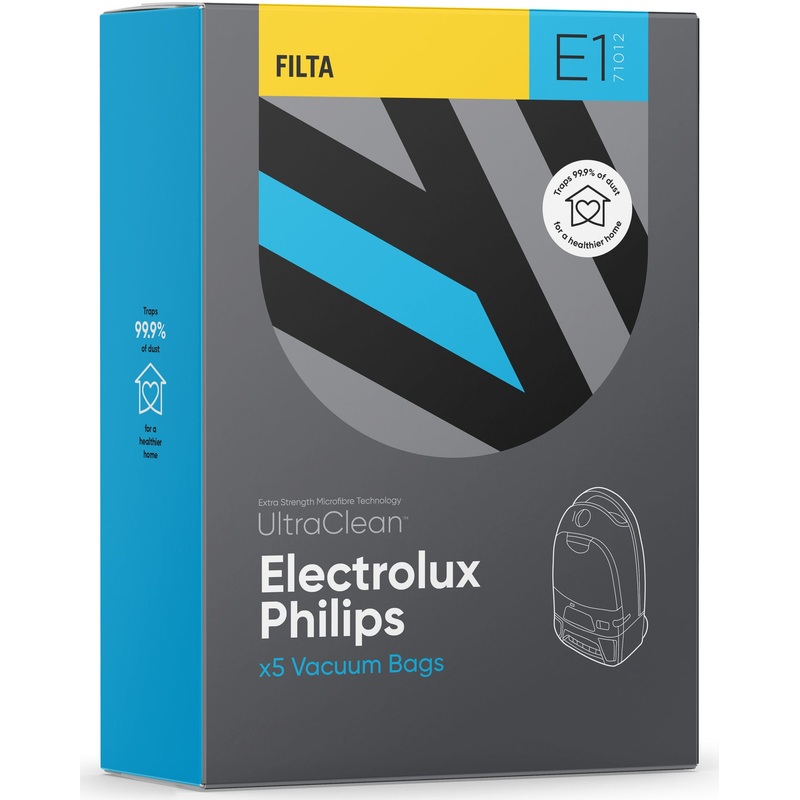 Vacuum Cleaner Bags 5pk for Electrolux - E1 -71012