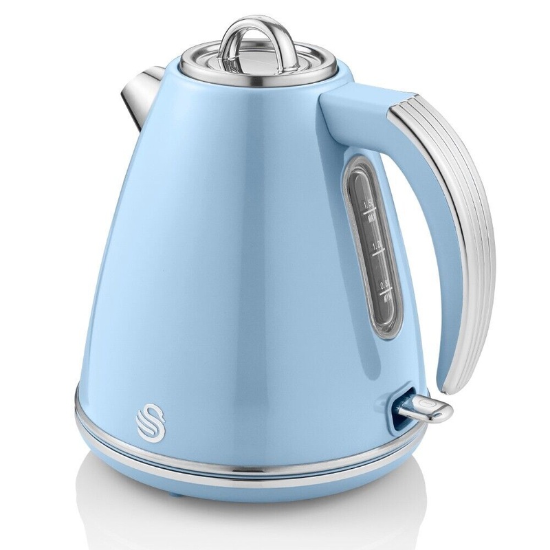 SWAN Retro Blue 1.5L 3KW Jug Kettle SK19020BLN