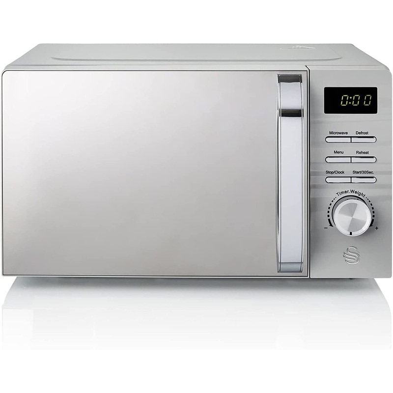 Swan Symphony Grey 20L 700W Digital Microwave Oven - 2 Year SWAN Guarantee