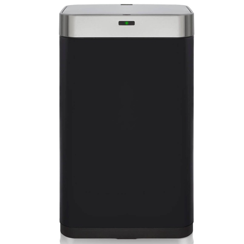 Tower T838001B 75L Sensor Bin Black | Kitchen Household Waste Bin with 5 Year Guarantee