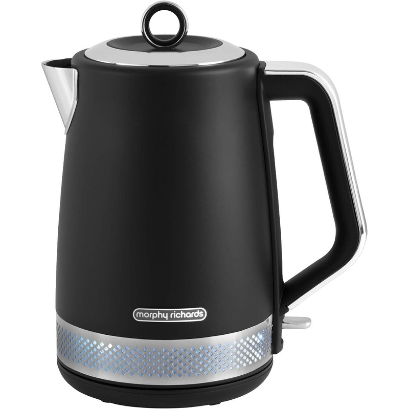 Morphy Richards Illumination Black 1.7L 3KW Jug Kettle 108020