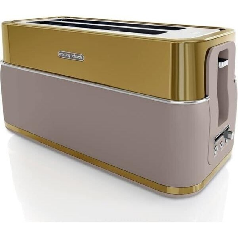 Morphy Richards Signature Opulent Gold 4 Slice Toaster 245743 | 2 Yr Guarantee