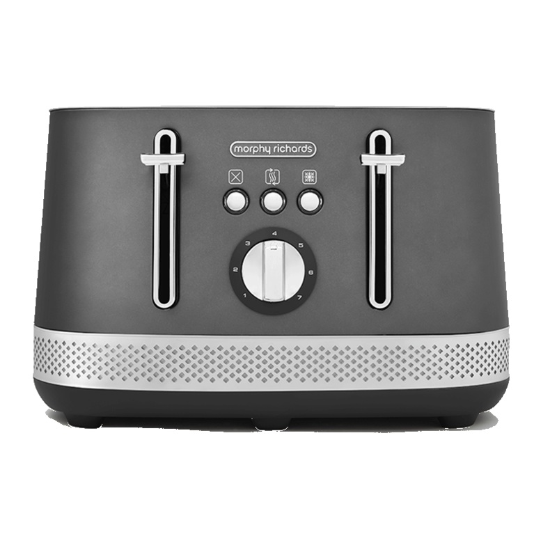 Morphy Richards Illumination Titanium 4 Slice Toaster in Grey 248022