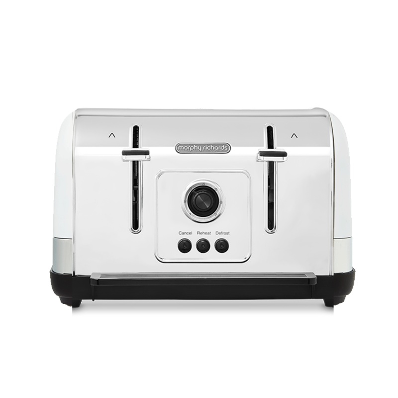 Morphy Richards Venture White 4 Slice Toaster 240134 Brand New, 2 Year Guarantee