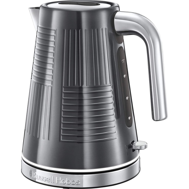 Russell Hobbs Geo 3KW 1.7L Grey Stainless Steel Kettle 25240