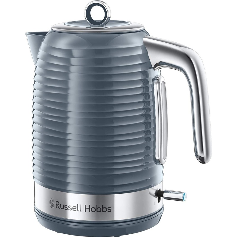 Russell Hobbs Inspire 1.7L 3KW Jug Kettle in Grey & Chrome 24363