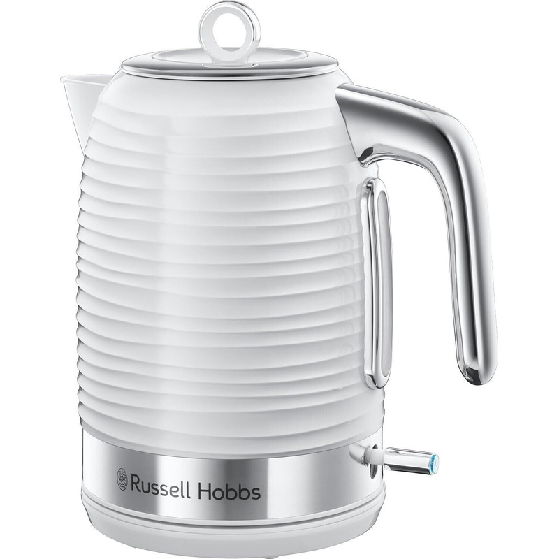 Russell Hobbs Inspire 1.7L 3KW Jug Kettle in White & Chrome 24360