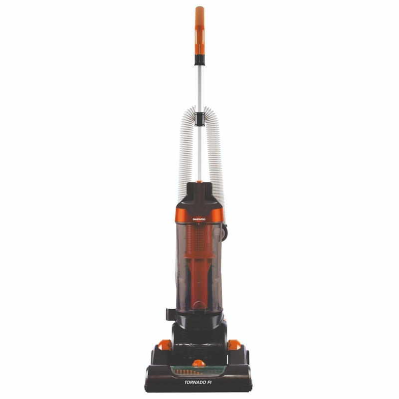Daewoo 750W Upright Vacuum Cleaner with HEPA Filter in Black & Orange FLR00153GE