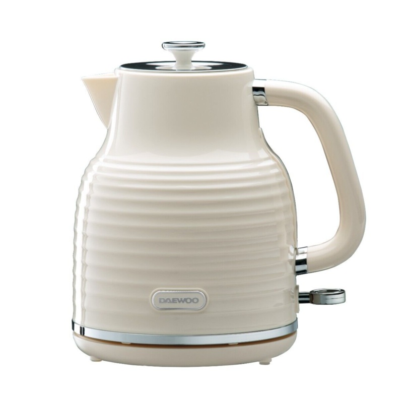 Daewoo Sienna Cream 1.7L Jug Kettle Fast Boil Drip Free Spout SDA2480GE