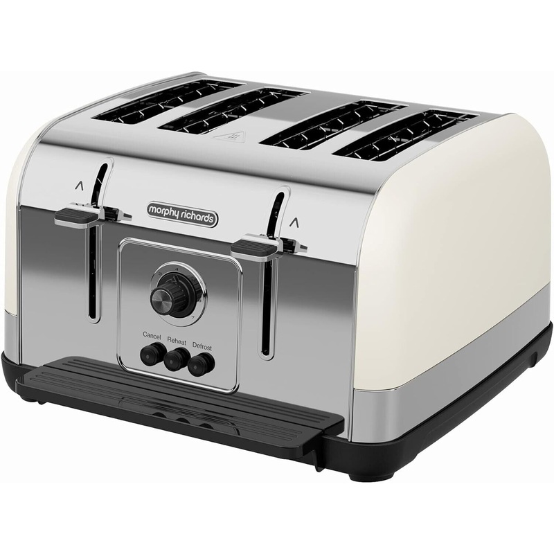 Morphy Richards Venture Cream 4 Slice Toaster 240132 Brand New, 2 Year Guarantee