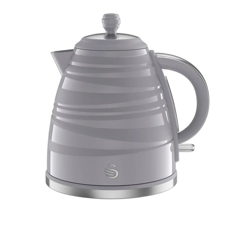 Swan Symphony Grey 1.7L 3KW Kettle SK31050GRN Rapid Boil - 2 Year Swan Warranty