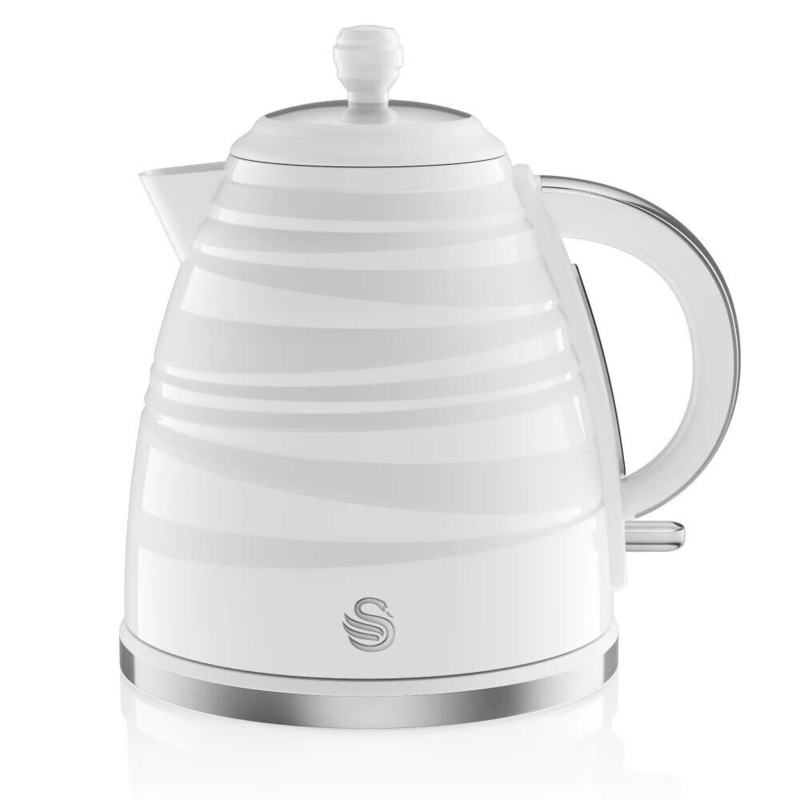 Swan Symphony White 1.7L 3KW Kettle SK31050WN Rapid Boil - 2 Year Swan Warranty