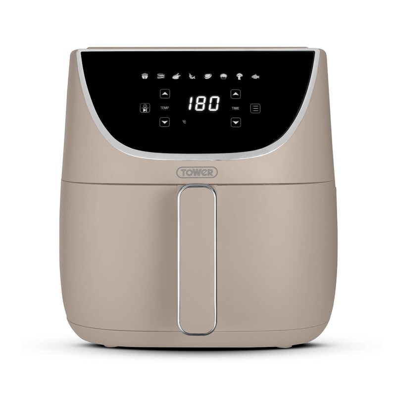 Tower 6L Digital Air Fryer Digital 1700W T17127MSH Latte