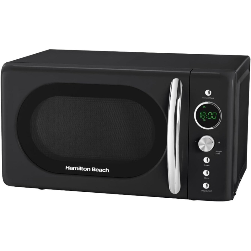 Hamilton Beach Retro Black 700W 20L Microwave Oven HB70H20B