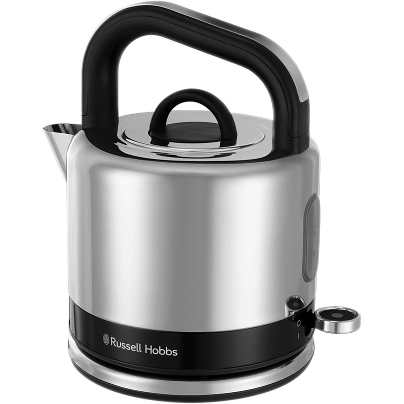 Russell Hobbs Distinctions Black 1.5L 3KW Kettle - Fast Boil & Perfect Pour Spout