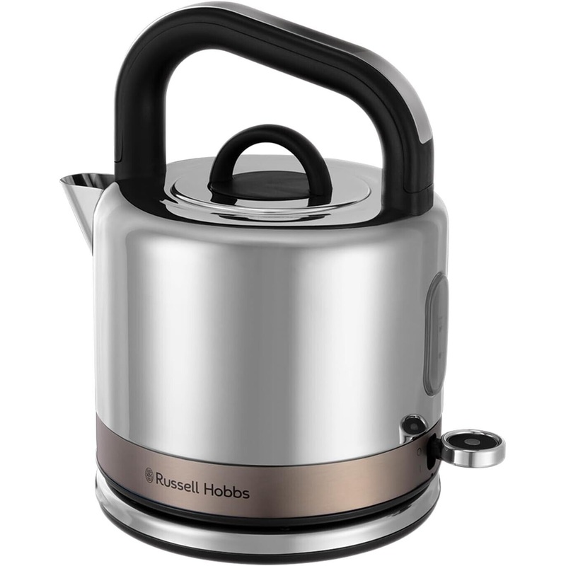 Russell Hobbs Distinctions Titanium 1.5L Kettle - Fast Boil & Perfect Pour Spout Kettle