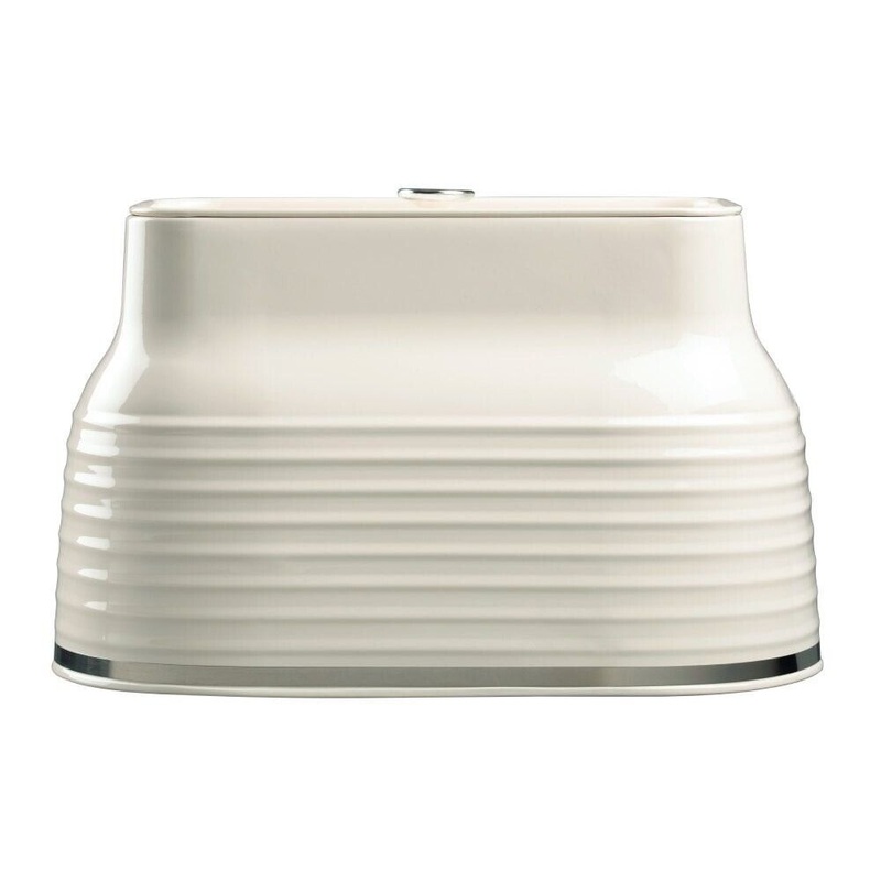 Daewoo Sienna Cream Bread Bin Modern Design Kitchen Storage KAS1847GE