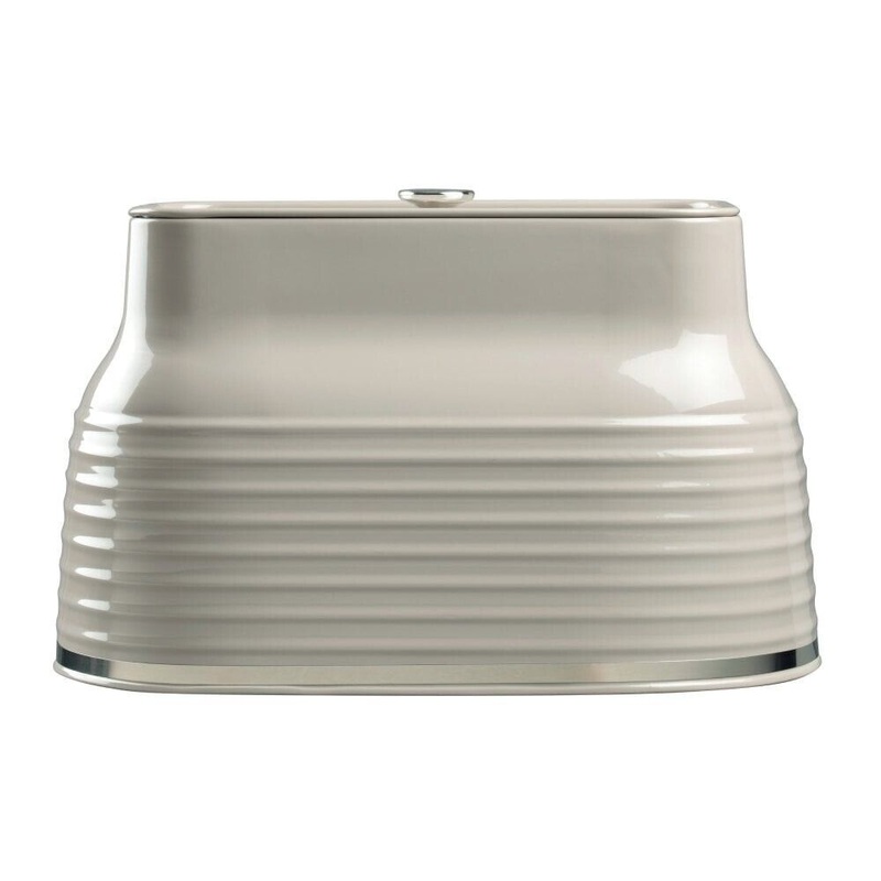 Daewoo Sienna Taupe Bread Bin Modern Design Kitchen Storage KAS1849GE