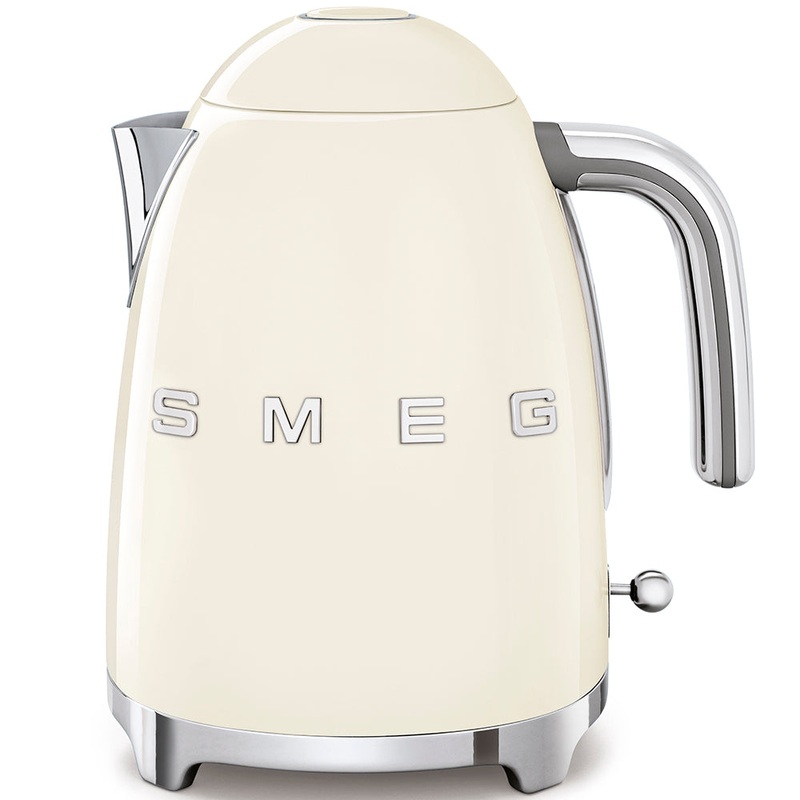 SMEG 1.7L 3KW Cream Kettle KLF03CRUK 50`s Design Retro Kettle