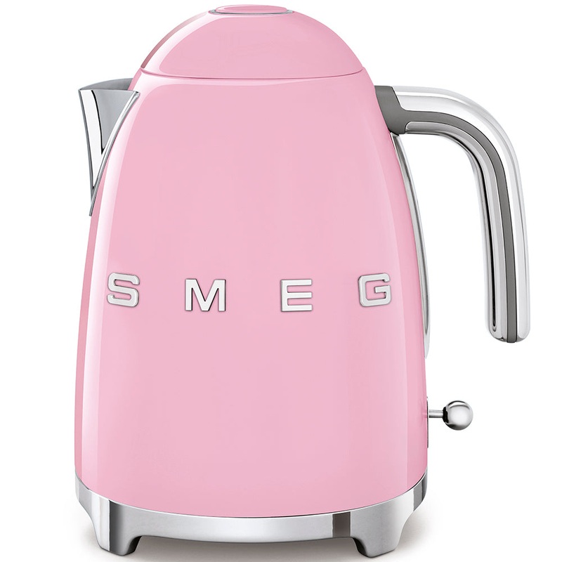 SMEG Pink 1.7L 3KW Kettle KLF03PKUK. 50`s Design Retro Kettle
