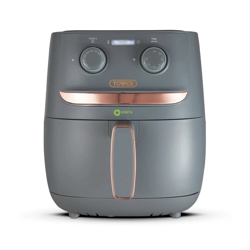 Tower Vortx 3.8L 1500w Air Fryer in Grey & Rose Gold T17126GRY