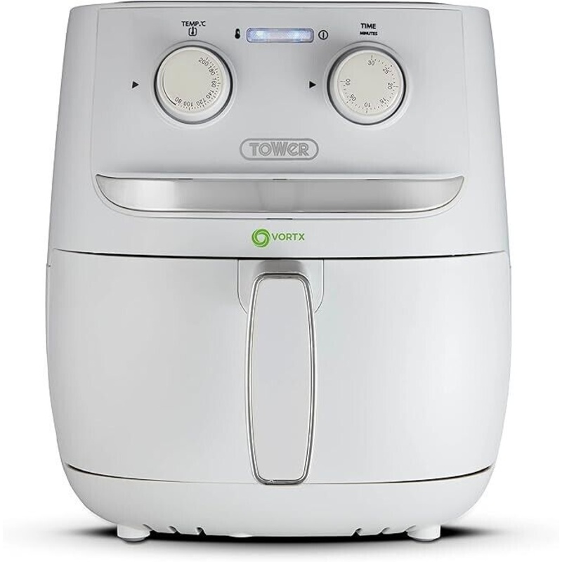 Tower Vortx Air Fryer 3.8L 1500w Air Fryer in White T17126WHT