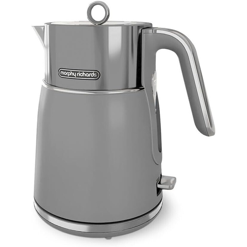 Morphy Richards Signature Grey 1.5L 3KW Jug Kettle - Matte Grey Finish