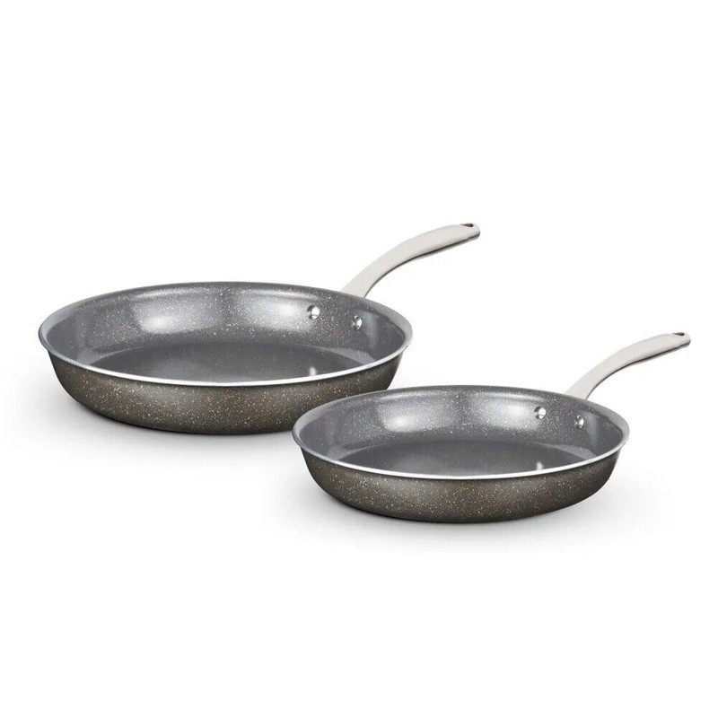 Tower Cerastone Frying Pan 2 Piece Set Non Stick Aluminium Cookware T900202