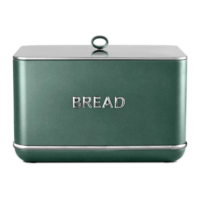 Tower Renaissance Bread Bin Forest Green 16L Capacity Kitchen Storage T826175FOR