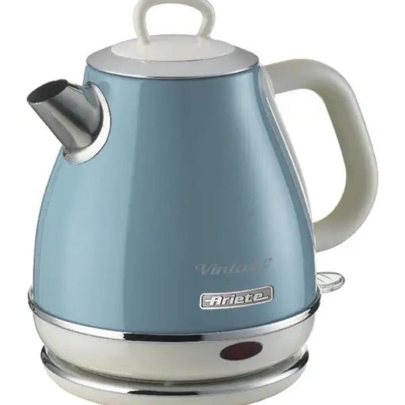 Ariete Vintage Blue 1L Retro Style Jug Kettle AR6805