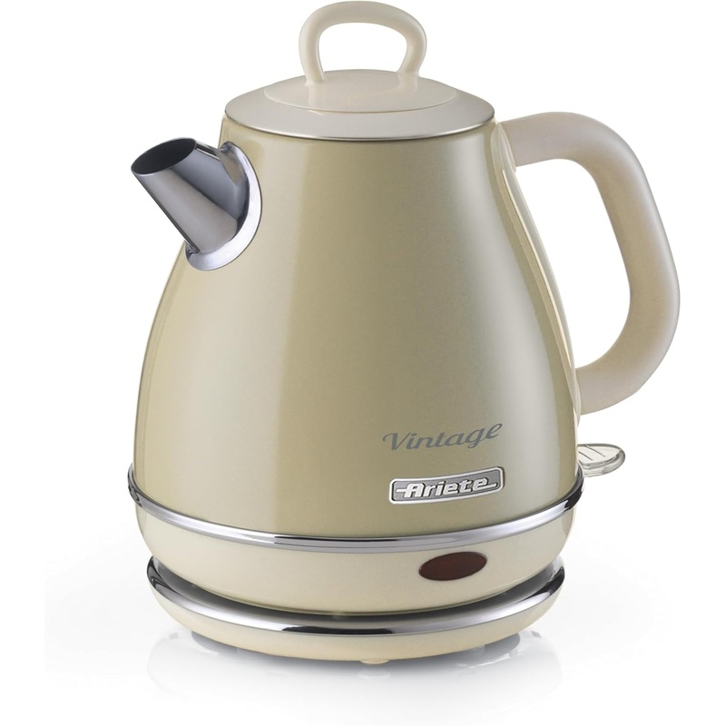 Ariete Vintage Cream 1L Retro Style Jug Kettle AR6803