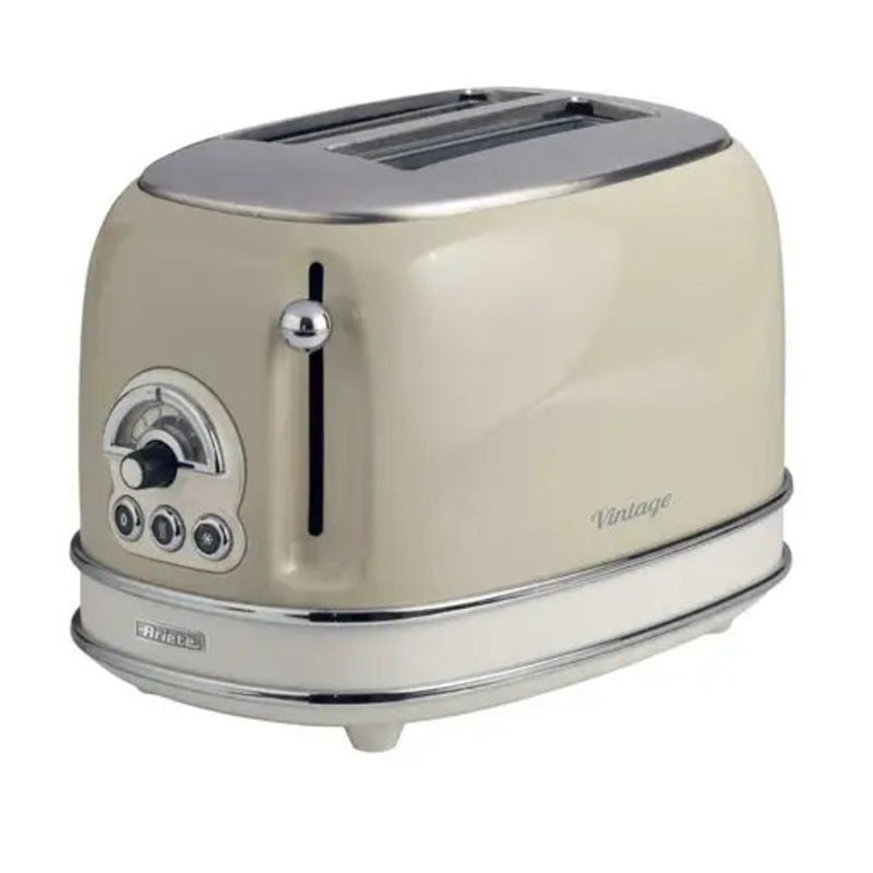 Ariete Vintage Cream Retro 2 Slice Toaster AR5513