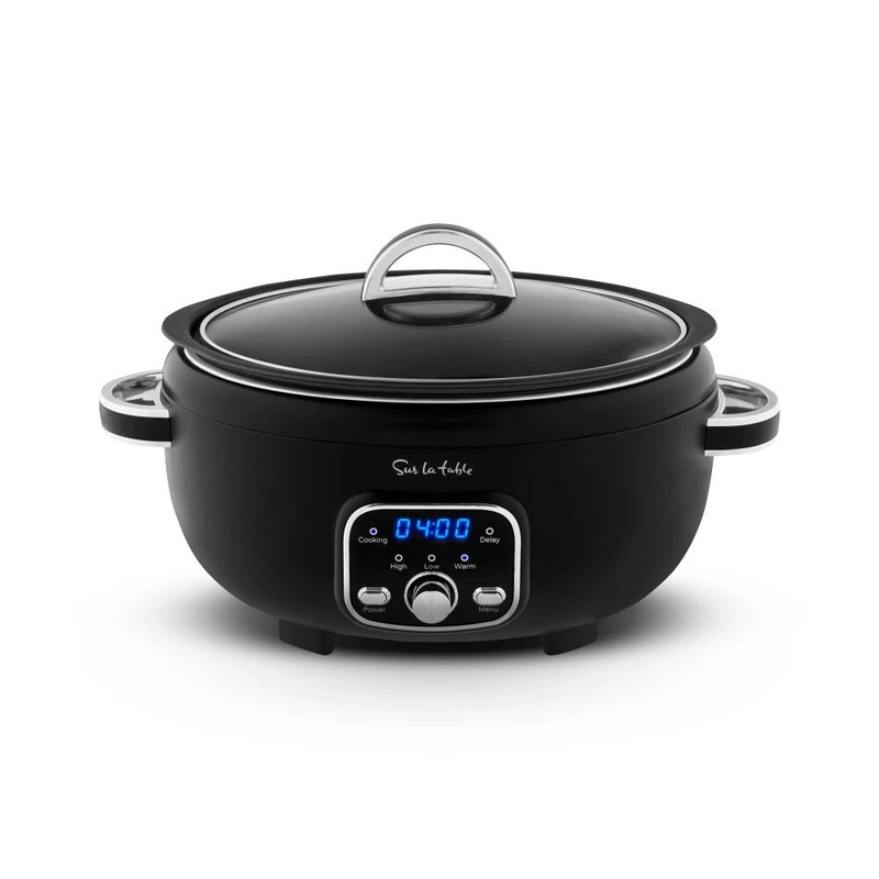 Sur La Table Core 6.5L Digital Slow Cooker for Stews & Casseroles SLT16011BLK