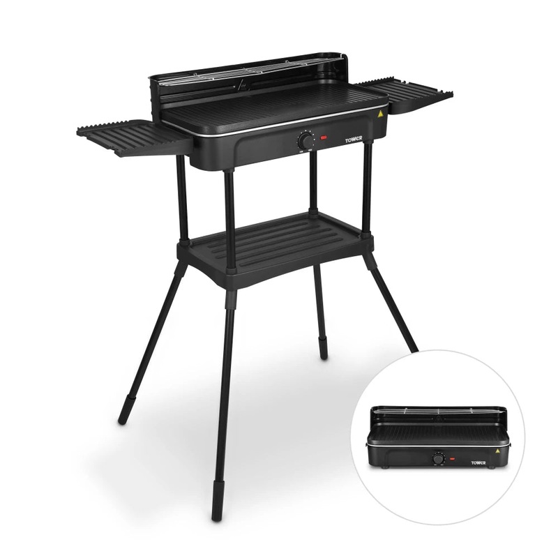 Tower Standing BBQ Electric Grill for Indoor or Outdoor Use T14054