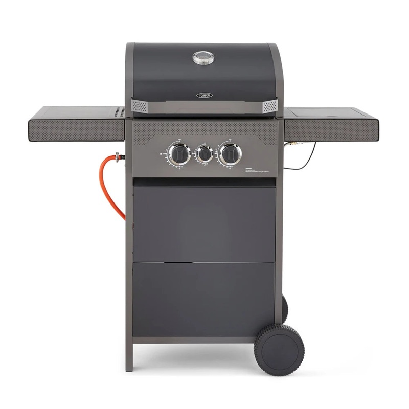 Tower Stealth 2000 Two Burner Gas BBQ, Including Side Burner. T978500