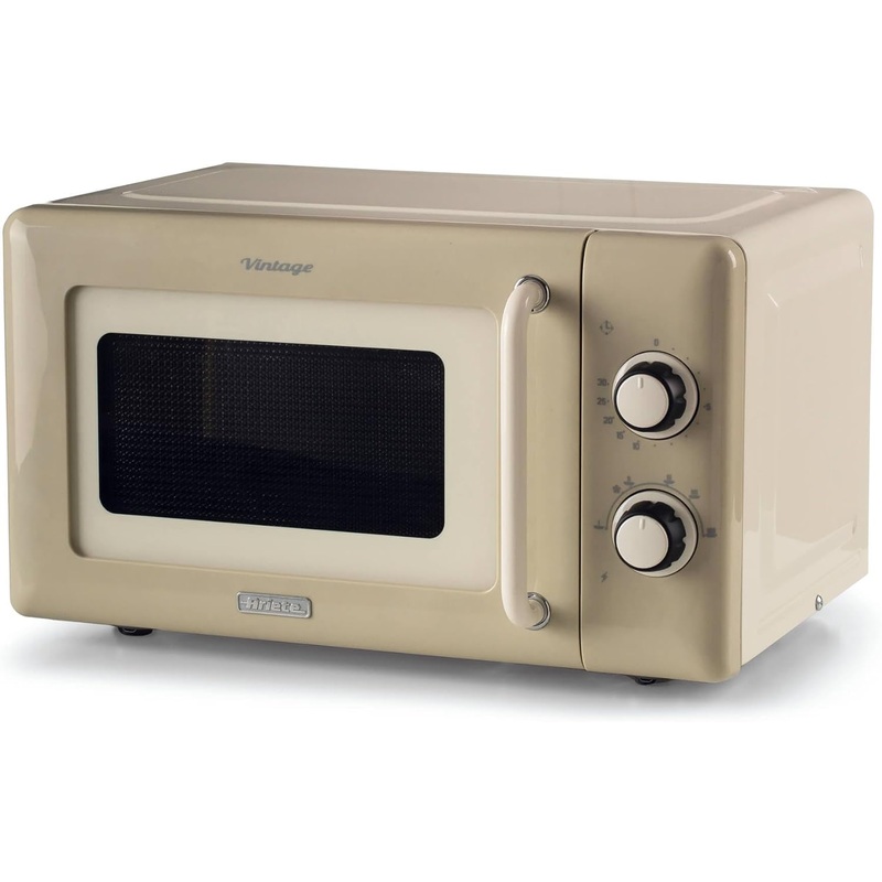 Ariete Vintage Cream Retro 800W 20L Microwave Oven AR3960