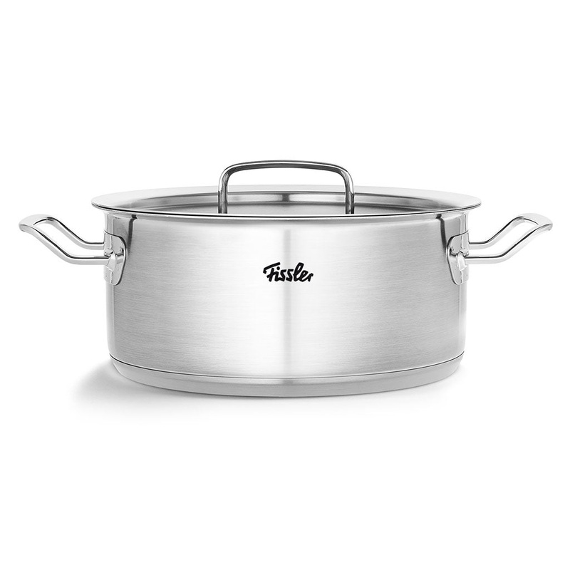 Cacerola baja de acero inoxidable con tapa Original-Profi Collection Fissler