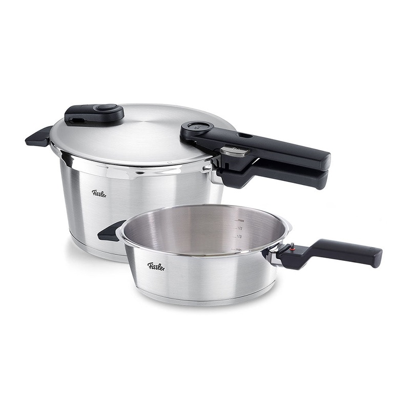 Conjunto de Olla a presin Vitaquick Premium Fissler