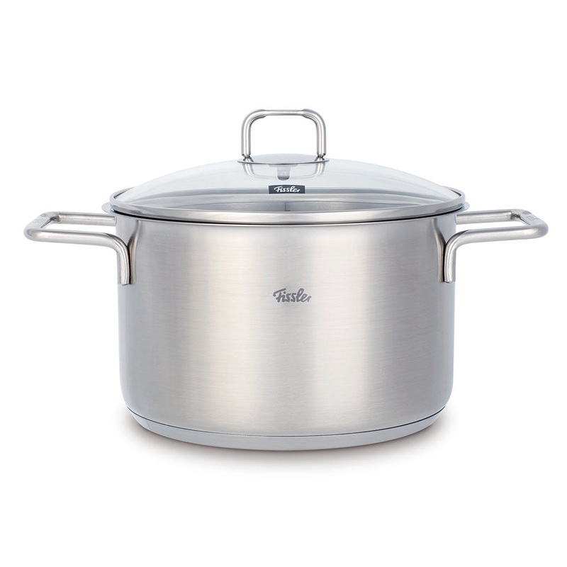Olla acero inoxidable con tapa de cristal Hamburg Fissler