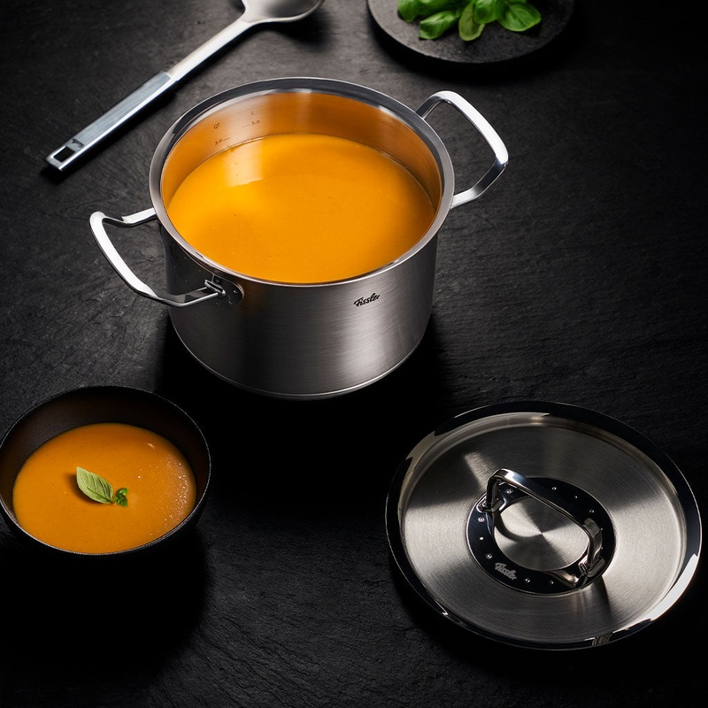 Olla de acero inoxidable con tapa Original-Profi Collection Fissler