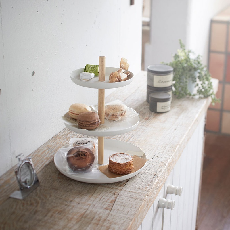 Stand para pasteles triple Tosca Yamazaki