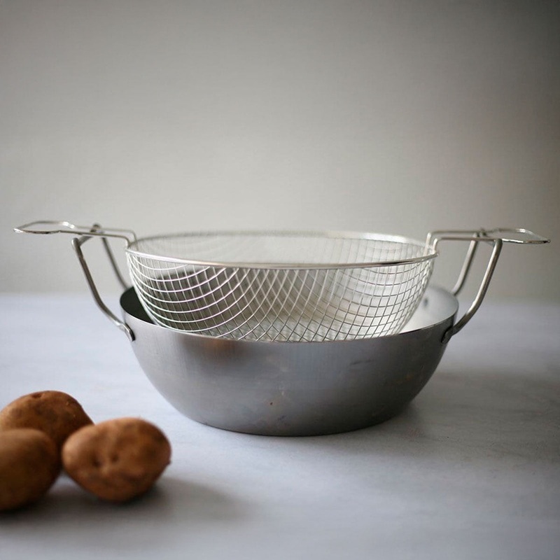 Conjunto cestillo + freidora De Buyer