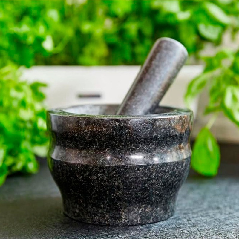 Mortero con mano granito Cole&Mason